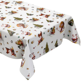 Tafelzeil kerst - White christmas