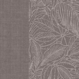 Tafelzeil - Leafs taupe