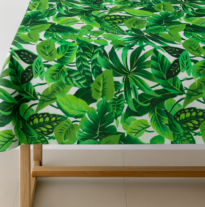 Gecoat tafellinnen/tafelkleed - Jacobsen green