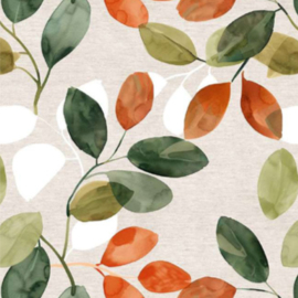 Gecoat tafellinnen/tafelkleed -  Epiro leafs