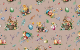 Tafelzeil - Paashaas beige