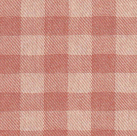 Gecoat tafellinnen/tafelkleed - Ruit rood
