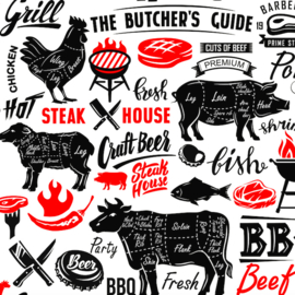 Geplastificeerd katoen - Barbecue