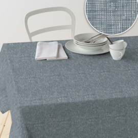 Geplastificeerd katoen - Effen petrol