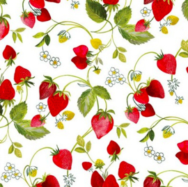 Tafelzeil - Zomerse aardbeien
