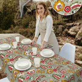 Geplastificeerd katoen - Bradley flower