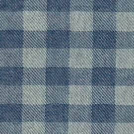 Gecoat tafellinnen/tafelkleed - Ruit donkerblauw