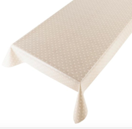 Tafelzeil - Nopjes beige