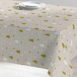 Gecoat tafellinnen/tafelkleed  - Darrel kerst