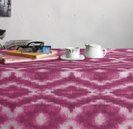 Gecoat tafellinnen/tafelkleed - Saura pink