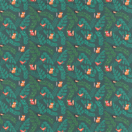Geplastificeerd katoen - Forest fox