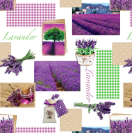 Tafelzeil extra breed (160cm) -Lavendel