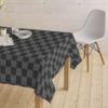 Gecoat tafellinnen/tafelkleed - Pompdoek zwart