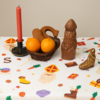 Gecoat tafellinnen/afwasbaar tafelkleed - Sinterklaas kapoentje