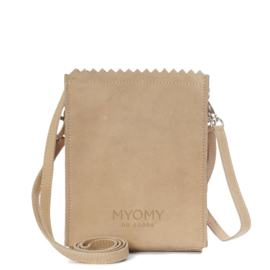 MYOMY - My Paper Bag Baggy kleine tas met rits - Blond