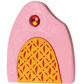 Grimm's - Fairy Door, pink - 07410 LAATSTE STUK, gaat uit assortiment bij Grimm's