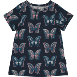 Maxomorra - T⁻shirt A Line - Butterfly in 98/104 = Laatste