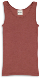 Engel Natur - Dames Mouwloos hemd in bio wol zijde - Copper -  op voorraad in 34/36, 38/40, 42/44 of 46/48 - Ontbrekende maten kunnen worden bij besteld.
