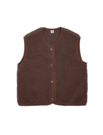 Alwero - Unisex Bodywarmer vest in wol - Tyb light - Choco Martini - XS / M