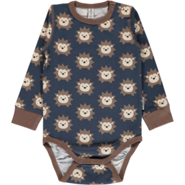 Maxomorra - Body Longsleeve - Hedgehog in 50/56, 74/80, 86/92