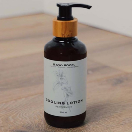 RAW ROOTs - Verkoelende lotion voor lichaam en voeten - Peppermint - 200 ml