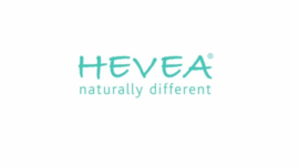 Hevea - Speen van natuurrubber, plasticvrij - Orthodontisch 0-3 maanden - Blauw