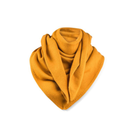 Fellhof - Driehoek omslag sjaal in 100% merinowol - kleur Barnstein