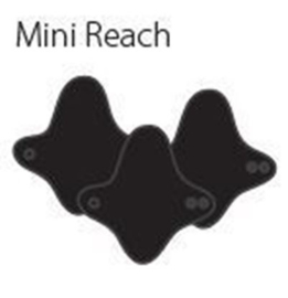 MaM Ecofit - Inlegkruisjes wasbaar, breder (reach) - Black Panther - 3 stuks