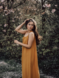 Alwero - Katoenen jurk - Emma - Mango - XS/S (kan ook voor M)