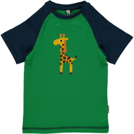 Maxomorra - T⁻shirt Print - Giraffe in 74/80 = Laatste