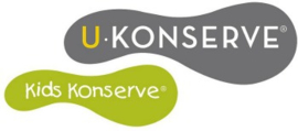 U-Konserve - Bewaardoos rvs rond, large, met limoenkleurig deksel (470 ml)