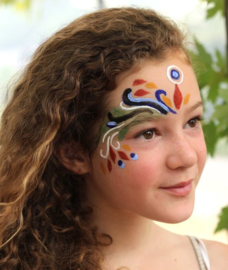 Natural Face Paint - 6 kleuren schmink en 3 applicators