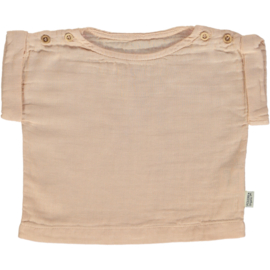 Poudre Organic - Mademoiselle T-shirt Lin met korte mouwen - Amberlight - 12 jaar
