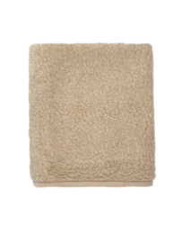 Alwero - Deken thumbled in 100% wol - 140 x 200 cm - Beige