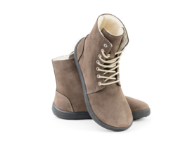 BeLenka - Barefoot Winter Boots, gevoerd met merinowol, unisex - Winter - Chocolate - Maat 41 (valt beetje kleiner)