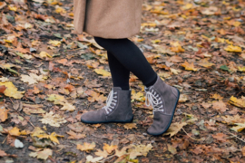 BeLenka - Barefoot Winter Boots, gevoerd met merinowol, unisex - Winter - Chocolate - Maat 41