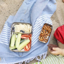 Eco Brotbox - Lunchbox XL met Snackbox - 700 ml + 200 ml