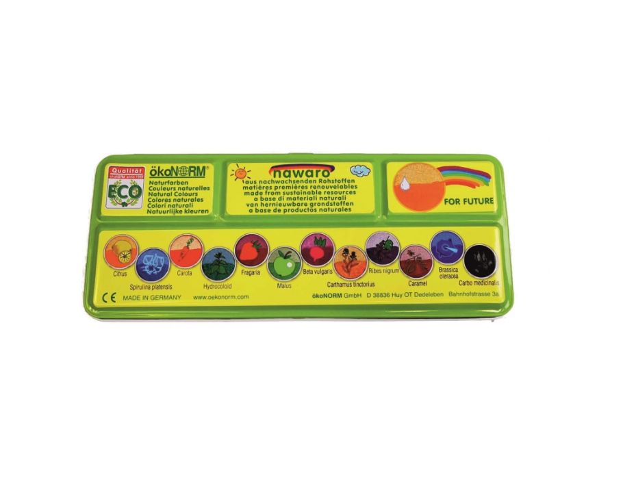 Okonorm - Verfdoos waterverf - 12 kleuren