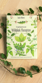 Postkaart - Set van 12 kaarten met Wildpluk Recepten - Tanja Hilgers