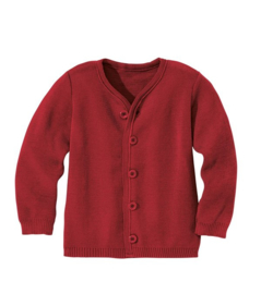 Disana - Cardigan - Rood in 86/92, 98/104, 122/128, 134/140