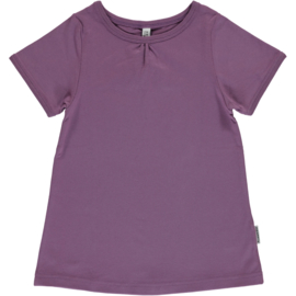 Maxomorra - T-shirt Short Sleeve  A-Line - Dusty Purple - 134/140
