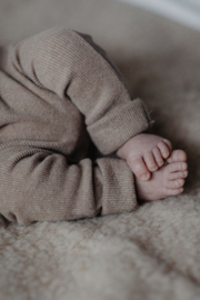 Alwero - Deken thumbled in 100% wol - 140 x 200 cm - Beige