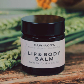 RAW ROOTs - Ambachtelijk gemaakte Bio Lip & Body balm - 15 ml of 30 ml