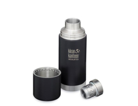 Klean Kanteen - Thermosfles TK Pro (tot 20u warm / 75u koud) - Matzwart Shale Black - 473 ml