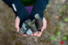 Manymonths MaM - Vingerloze handschoenen / Polswarmers - Ecru = Laatste in deze kleur