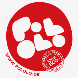 Pololo Eco lederen slofjes - Fox in 18/19 of 30/31