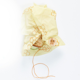 Bee's Wrap - Bijenwas doek Sandwich wrap with string 33 x 33 cm