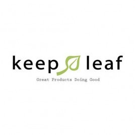 Keep Leaf - Deken in Biokatoen - 101 x 76 cm - Mesh Grijze