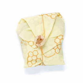 Bee's Wrap - Bijenwas doek Sandwich wrap with string 33 x 33 cm