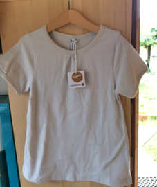 Maxomorra - T-shirt Short Sleeve  A-Line - Light Grey - 122/128